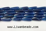 CTR428 15.5 inches 10*30mm teardrop agate beads wholesale