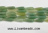 CTR431 15.5 inches 10*30mm teardrop agate beads wholesale