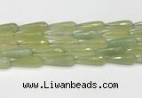 CTR459 15.5 inches 10*30mm faceted teardrop agate beads wholesale