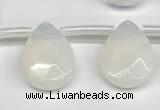 CTR704 Top drilled 12*16mm faceted briolette opalite beads wholesale