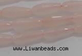 CTR74 15.5 inches 6*16mm faceted teardrop pink aventurine beads