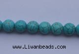 CTU03 15.5 inches 8mm round blue turquoise strand beads Wholesale