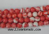 CTU1001 15.5 inches 6mm round synthetic turquoise beads wholesale