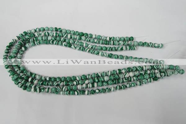 CTU1126 15.5 inches 6mm round synthetic turquoise beads wholesale