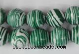 CTU1130 15.5 inches 14mm round synthetic turquoise beads wholesale