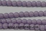 CTU1400 15.5 inches 3mm round synthetic turquoise beads