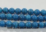 CTU1622 15.5 inches 8mm round synthetic turquoise beads