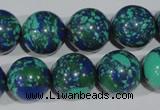 CTU1819 15.5 inches 20mm round synthetic turquoise beads