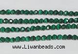 CTU1821 15.5 inches 4mm faceted round synthetic turquoise beads