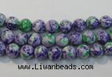 CTU2151 15.5 inches 6mm round synthetic turquoise beads