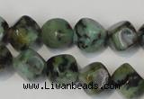 CTU2461 15.5 inches 6*6mm cube African turquoise beads wholesale