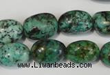 CTU2473 15.5 inches 13*18mm nuggets African turquoise beads wholesale