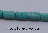 CTU25 15.5 inches 18*25mm rectangle blue turquoise beads Wholesale