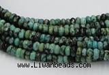 CTU404 15.5 inches 2*4mm rondelle African turquoise beads wholesale