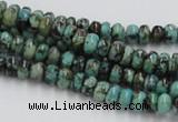 CTU405 15.5 inches 3*6mm rondelle African turquoise beads wholesale