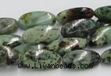 CTU414 15.5 inches 10*18mm oval African turquoise beads wholesale