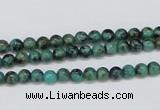 CTU425 15.5 inches 4mm round African turquoise beads wholesale