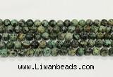 CTU513 15.5 inches 10mm round African turquoise beads wholesale