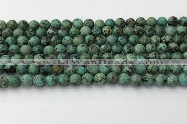 CTU576 15.5 inches 6mm round african turquoise beads wholesale