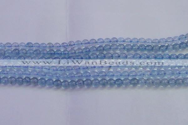 CTZ02 15.5 inches 6mm round natural topaz gemstone beads