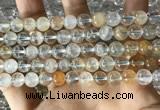 CTZ12 15.5 inches 8mm round natural topaz gemstone beads