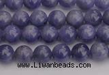 CTZ502 15.5 inches 7mm round natural tanzanite gemstone beads