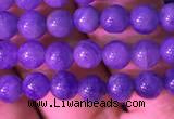 CTZ510 15.5 inches 3mm round natural tanzanite gemstone beads