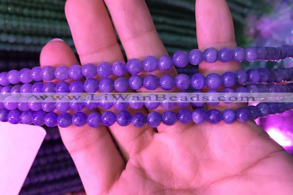 CTZ510 15.5 inches 3mm round natural tanzanite gemstone beads