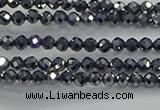 CTZ608 15.5 inches 2mm faceted round terahertz beads wholesale