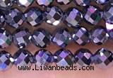 CTZ652 15.5 inches 3mm faceted round tiny terahertz beads