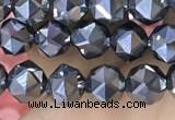 CTZ655 15.5 inches 6mm faceted nuggets terahertz beads wholesale