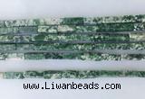 CUBS14 15 inches 4*13mm cuboid Qinghai jade beads wholesale