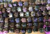 CUBS29 15 inches 8*8mm faceted cube pietersite gemstone beads