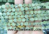 CUBS56 15 inches 6 - 7mm cube prehnite gemstone beads wholesale