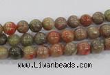 CUG101 15.5 inches 6mm round Chinese unakite beads wholesale