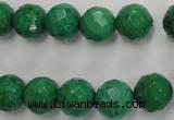 CWB403 15.5 inches 10mm faceted round howlite turquoise beads