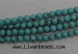 CWB554 15.5 inches 5mm round howlite turquoise beads wholesale