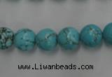 CWB557 15.5 inches 10mm round howlite turquoise beads wholesale