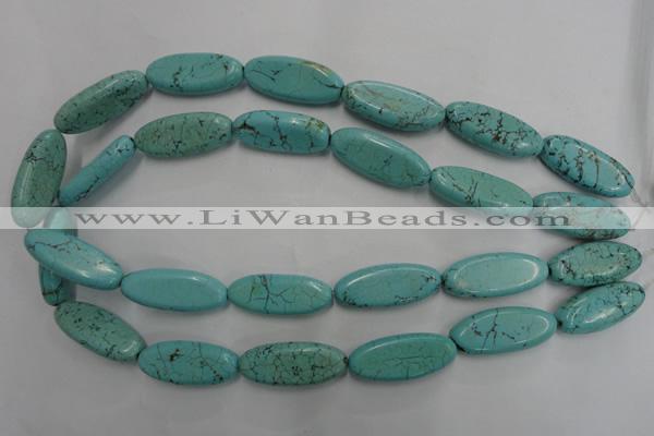 CWB741 15.5 inches 12*30mm marquise howlite turquoise beads wholesale