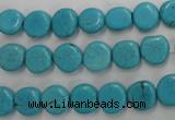 CWB750 15.5 inches 9mm freeform howlite turquoise beads wholesale