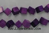 CWB762 15.5 inches 6*6mm cube howlite turquoise beads wholesale