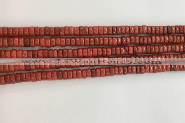 CWB825 15.5 inches 2*4mm tyre howlite turquoise beads wholesale