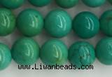 CWB870 15.5 inches 6mm round howlite turquoise beads wholesale