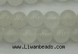 CWH52 15.5 inches 8mm round white jade beads wholesale