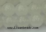 CWH55 15.5 inches 14mm round white jade beads wholesale