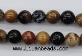 CWJ262 15.5 inches 8mm round wood jasper gemstone beads wholesale