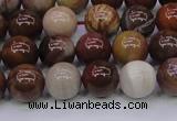 CWJ403 15.5 inches 10mm round wood jasper gemstone beads wholesale