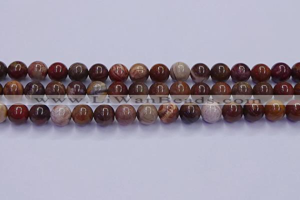 CWJ433 15.5 inches 10mm round wood jasper beads wholesale