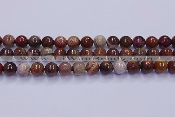 CWJ434 15.5 inches 12mm round wood jasper beads wholesale