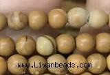 CWJ510 15.5 inches 4mm round wooden jasper beads wholesale